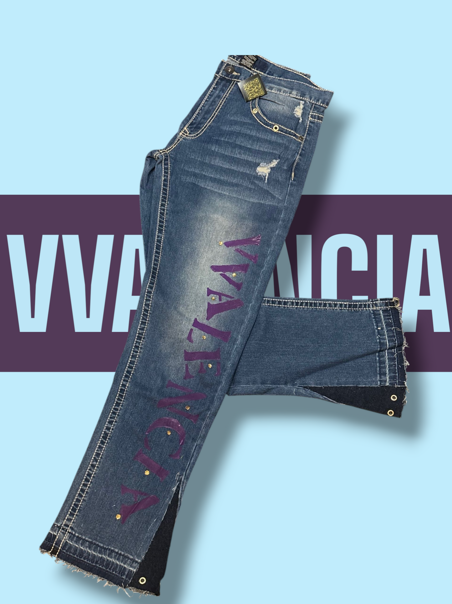 Blue/purple VV Jean