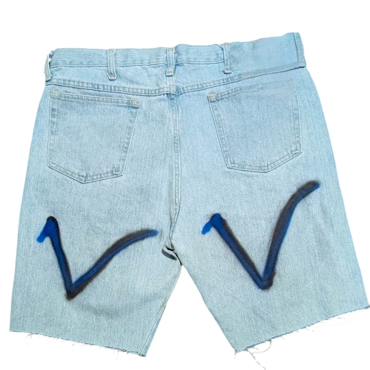 1/1 VVALENCIA War Denim shorts