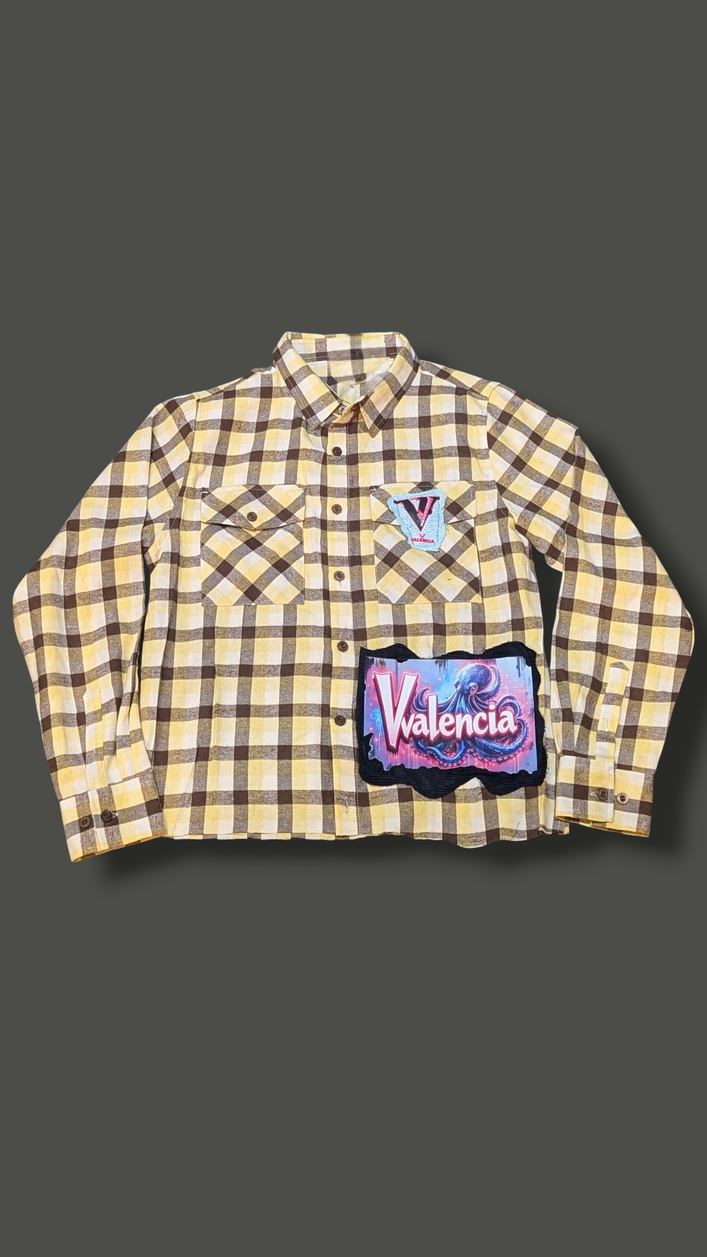 1/1 Vvalencia crop patch button up