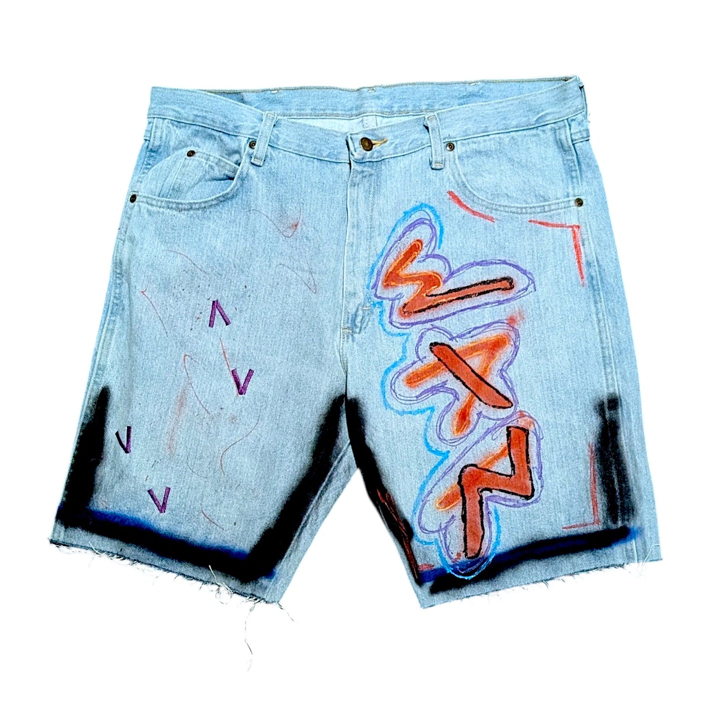 1/1 VVALENCIA War Denim shorts
