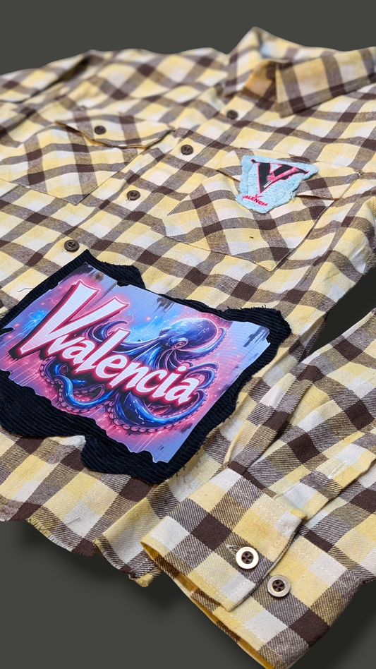 1/1 Vvalencia crop patch button up