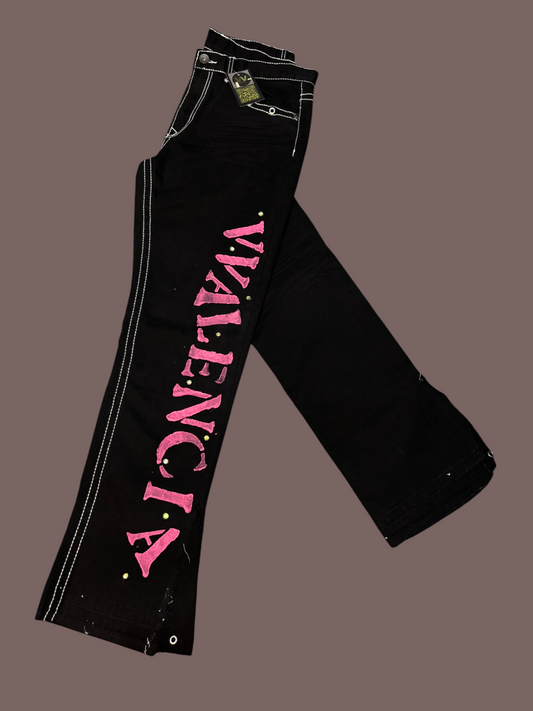 Black/pink VVALENCIA Jean