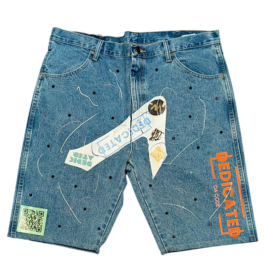 1/1 VVALENCIA x DTW Denim shorts